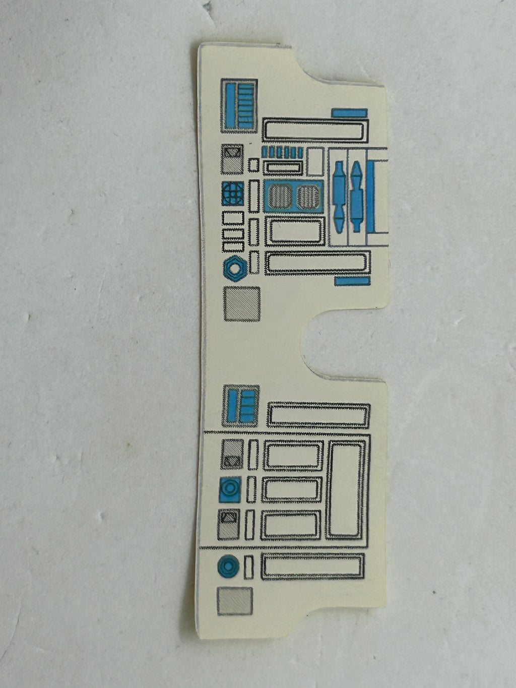 VINTAGE STAR WARS R2D2 REPRODUCTION/REPLICA STICKER ONLY