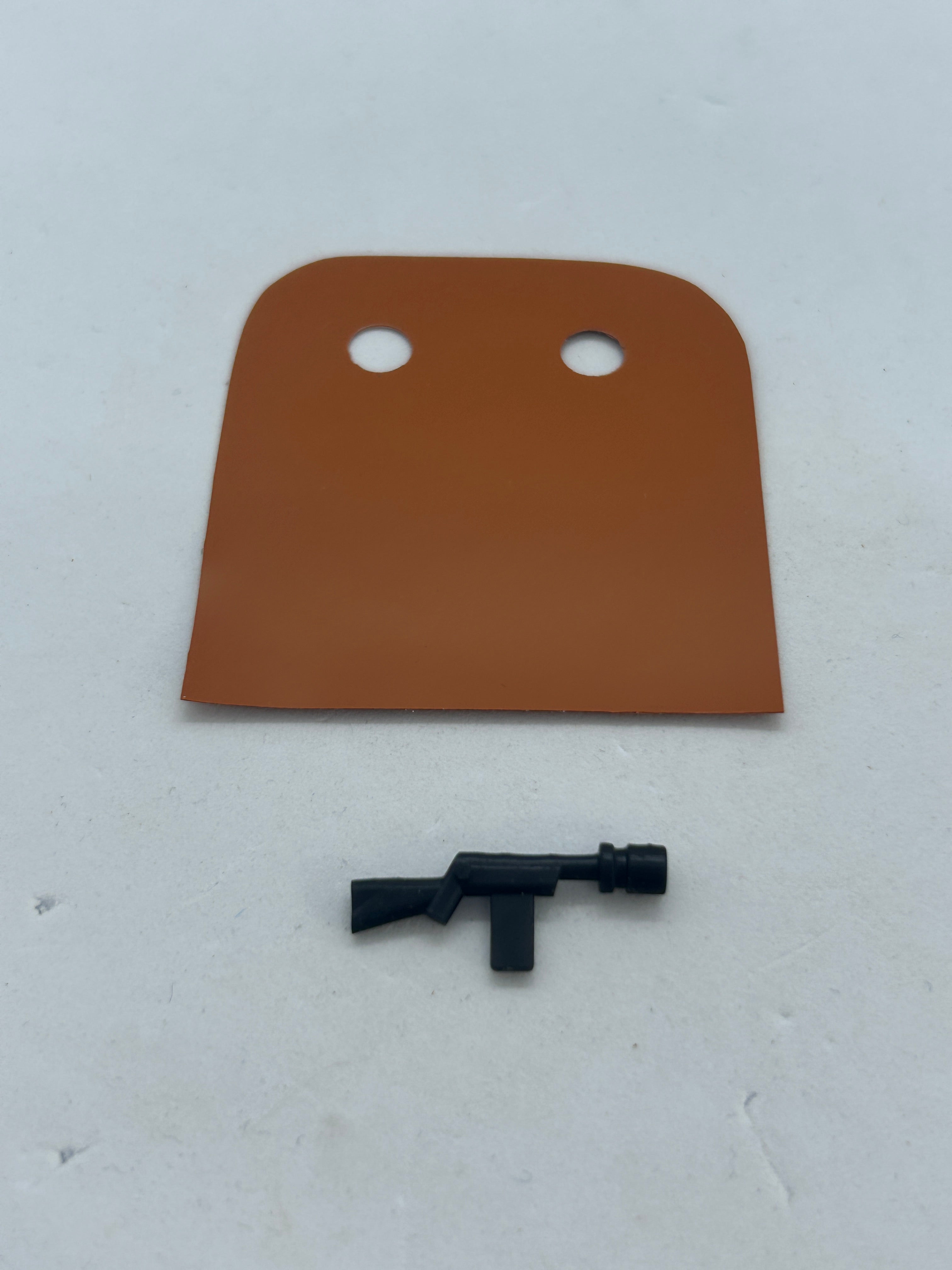 VINTAGE STAR WARS JAWA REPLICA CAPE AND 3D WEAPON