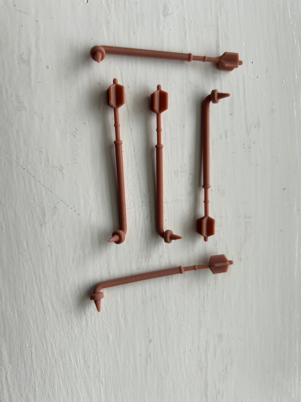 FIVE VINTAGE STAR WARS REPRODUCTION/REPLICA WEAPON GAFFI STICK'S 3D Printed