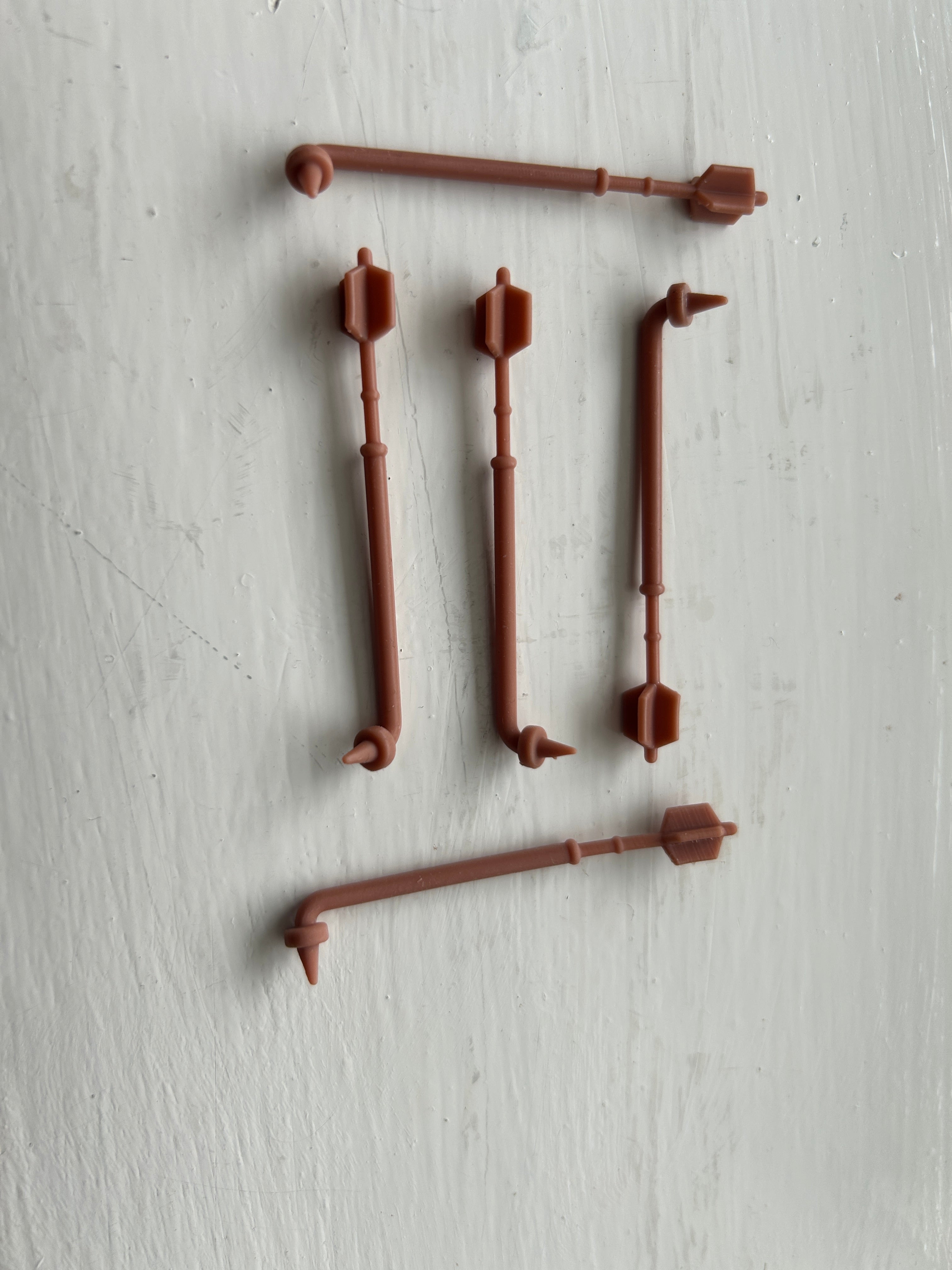 FIVE VINTAGE STAR WARS REPRODUCTION/REPLICA WEAPON GAFFI STICK'S 3D Printed