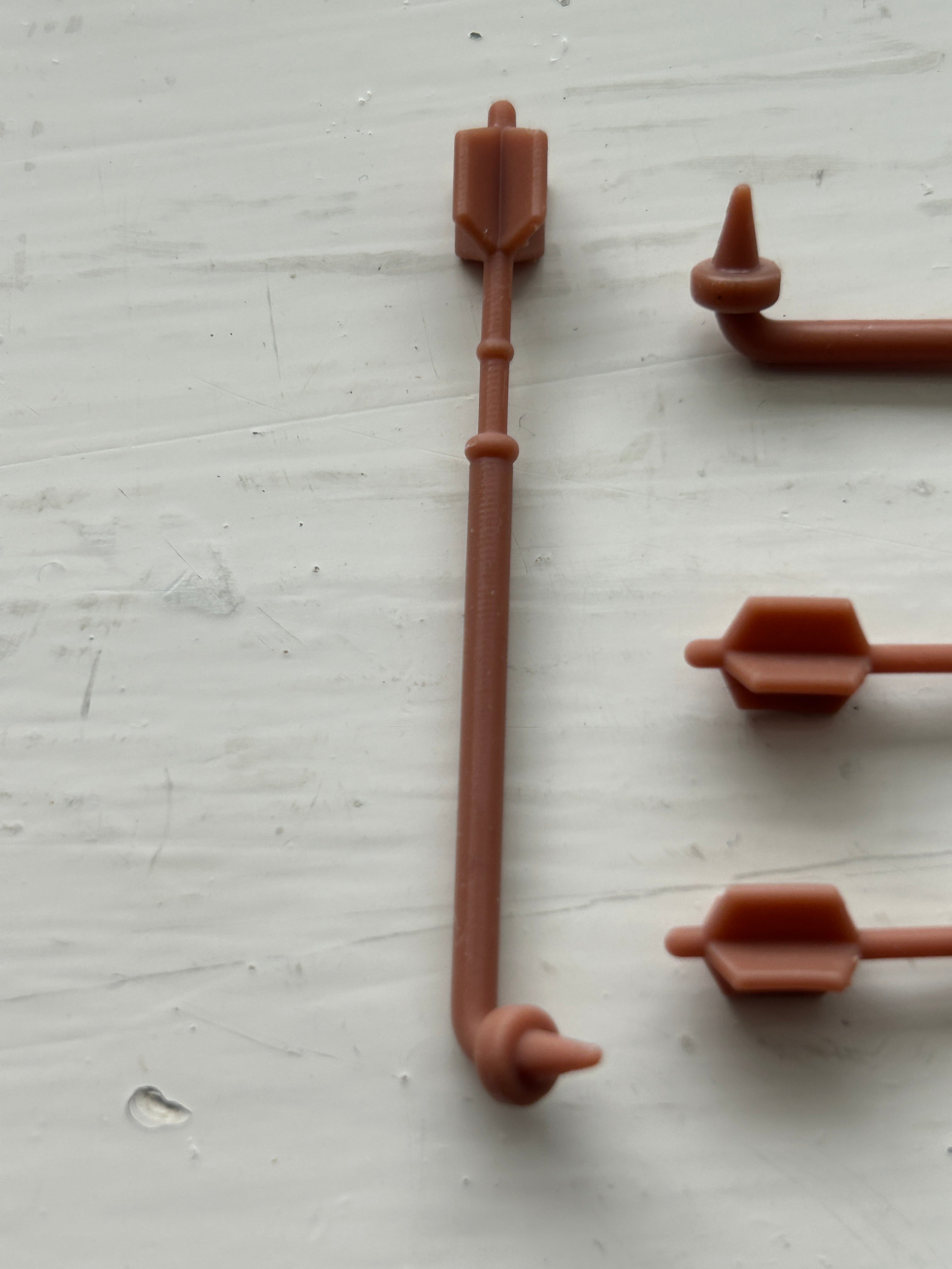 FIVE VINTAGE STAR WARS REPRODUCTION/REPLICA WEAPON GAFFI STICK'S 3D Printed