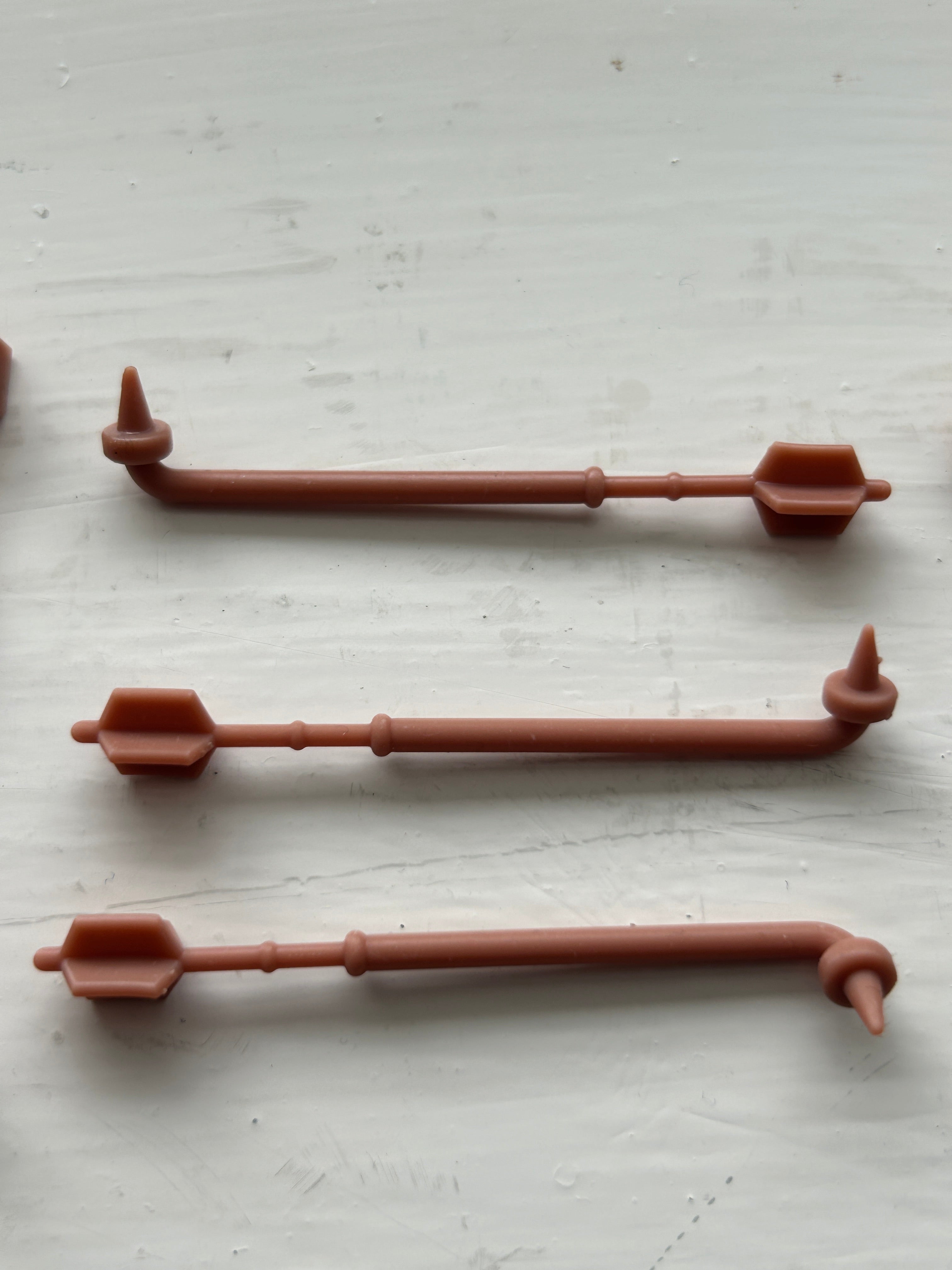 FIVE VINTAGE STAR WARS REPRODUCTION/REPLICA WEAPON GAFFI STICK'S 3D Printed