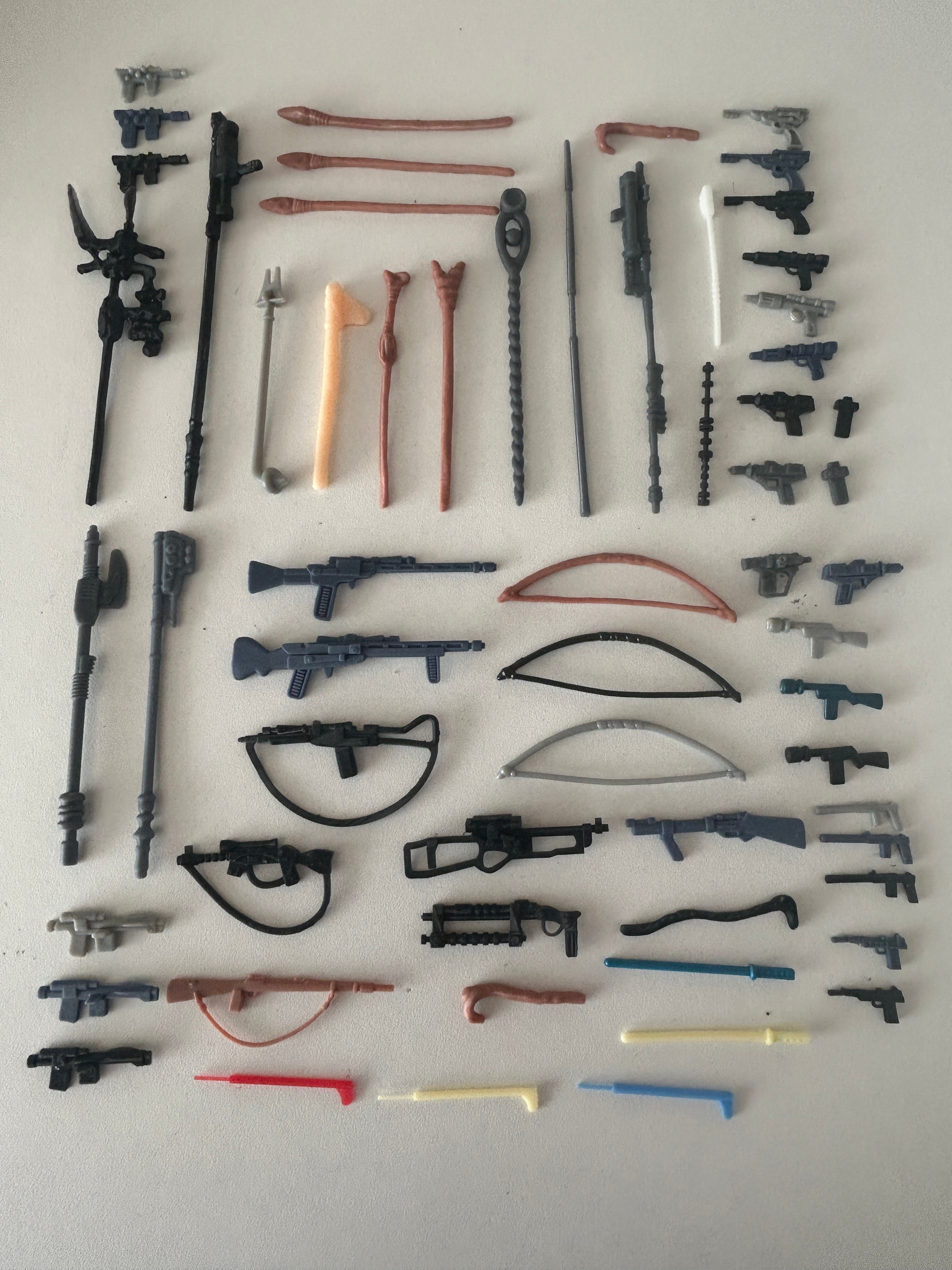 VINTAGE STAR WARS REPRODUCTION/REPLICA WEAPONS STARTER SET 60+ ITEMS 3D PRINTED