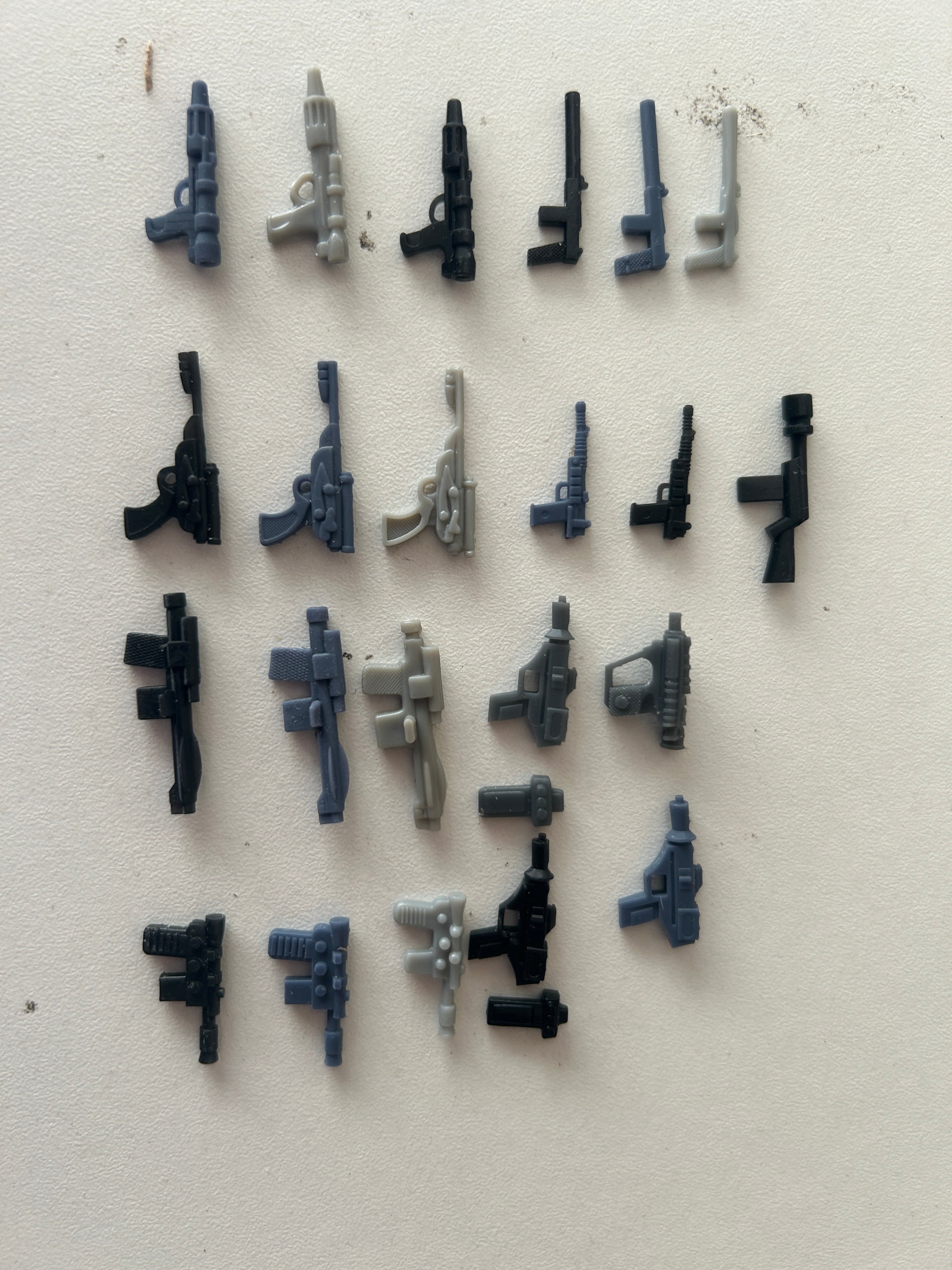 VINTAGE STAR WARS REPRODUCTION REPLICA WEAPONS BLASTER SET 24 ITEMS 3D PRINTED