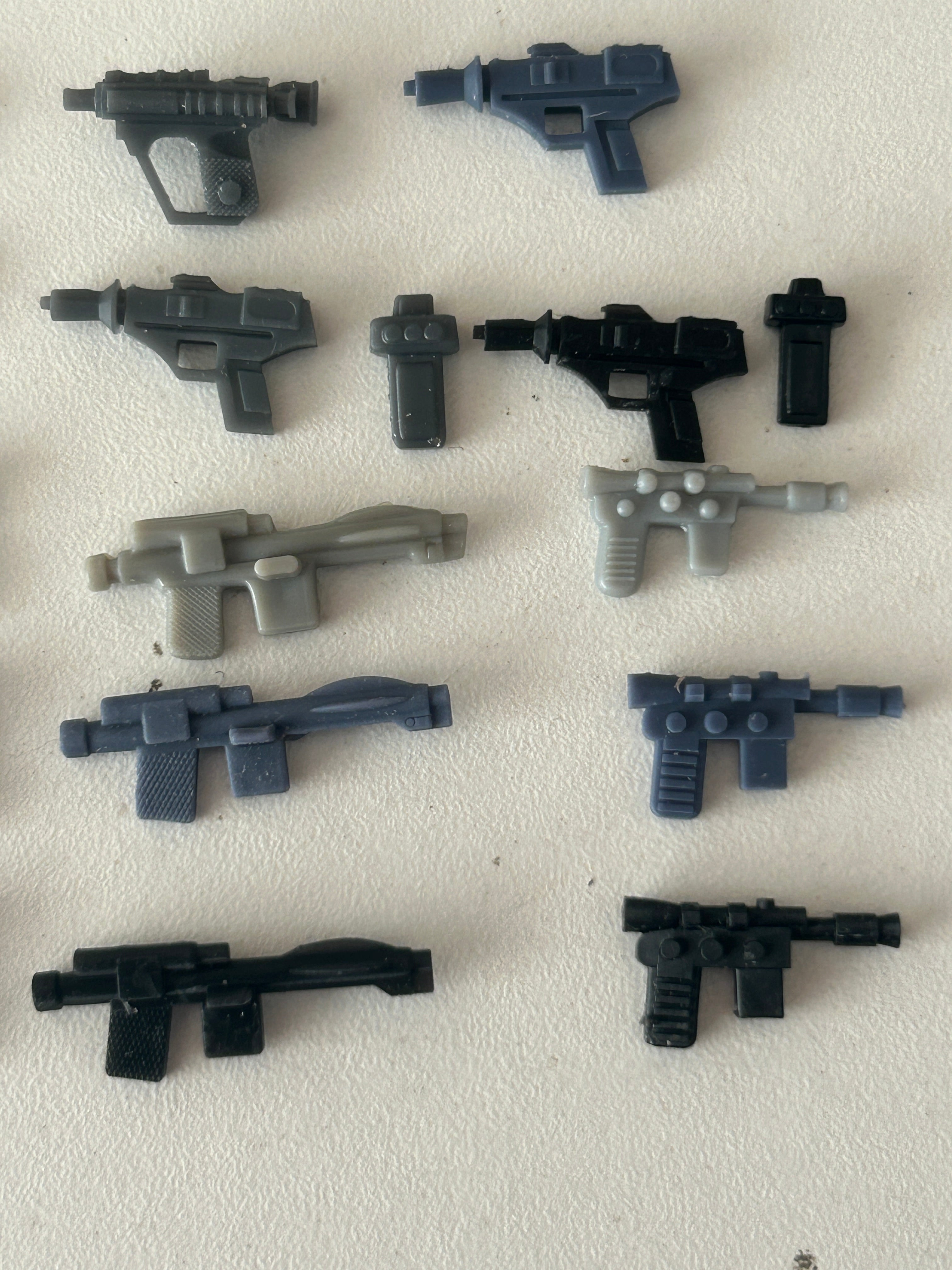 VINTAGE STAR WARS REPRODUCTION REPLICA WEAPONS BLASTER SET 24 ITEMS 3D PRINTED