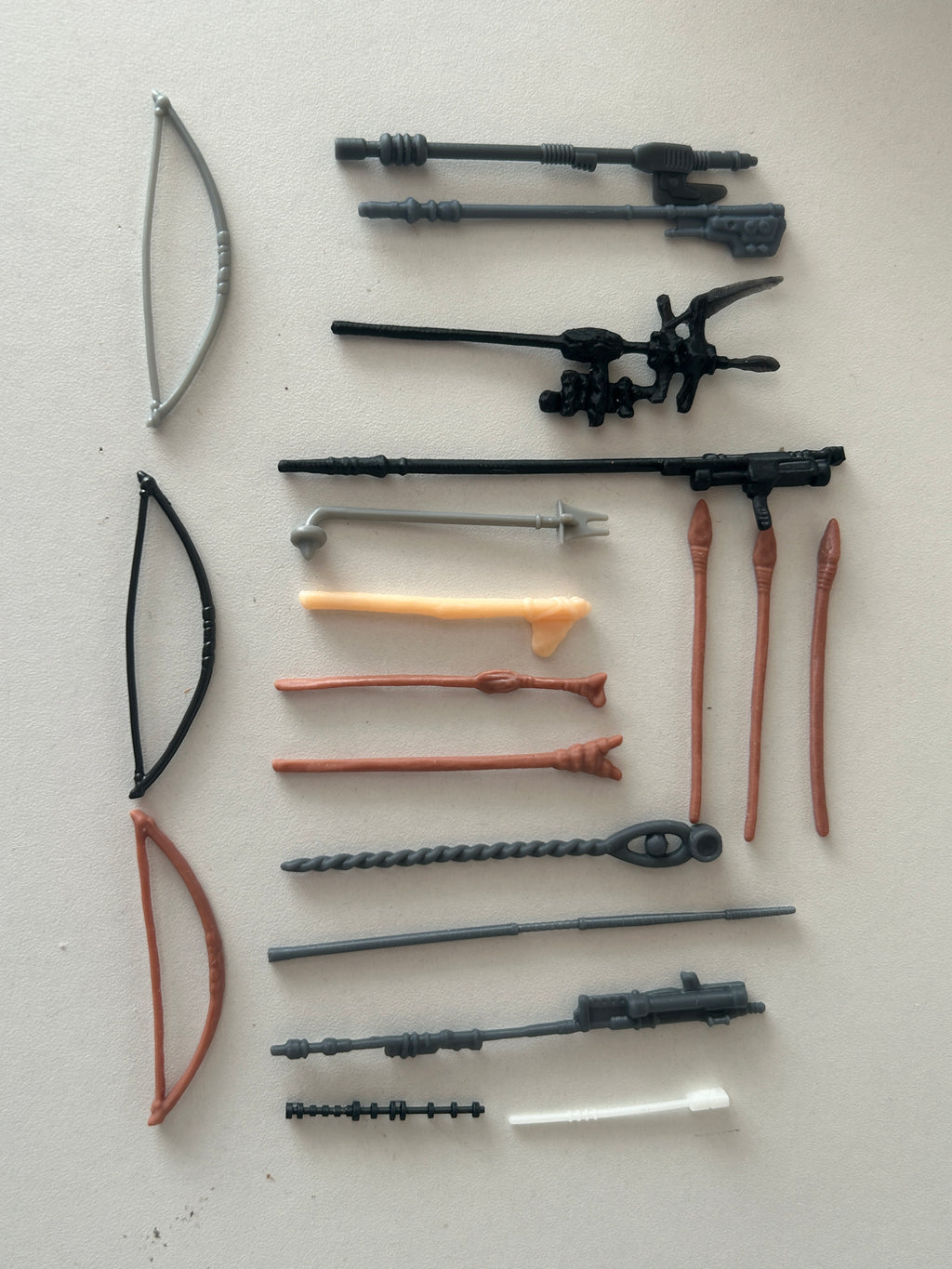 VINTAGE STAR WARS REPRODUCTION/REPLICA WEAPONS VARIOUS SET 19 ITEMS 3D PRINTED