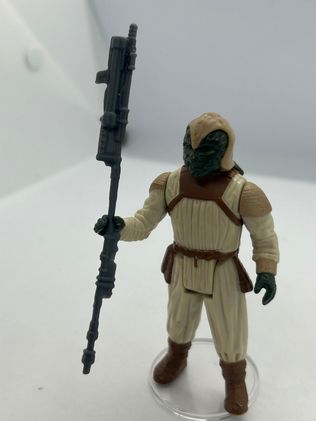 VINTAGE STAR WARS REPRODUCTION/REPLICA WEAPON KLAATU STAFF 3D PRINTED DARK GREY