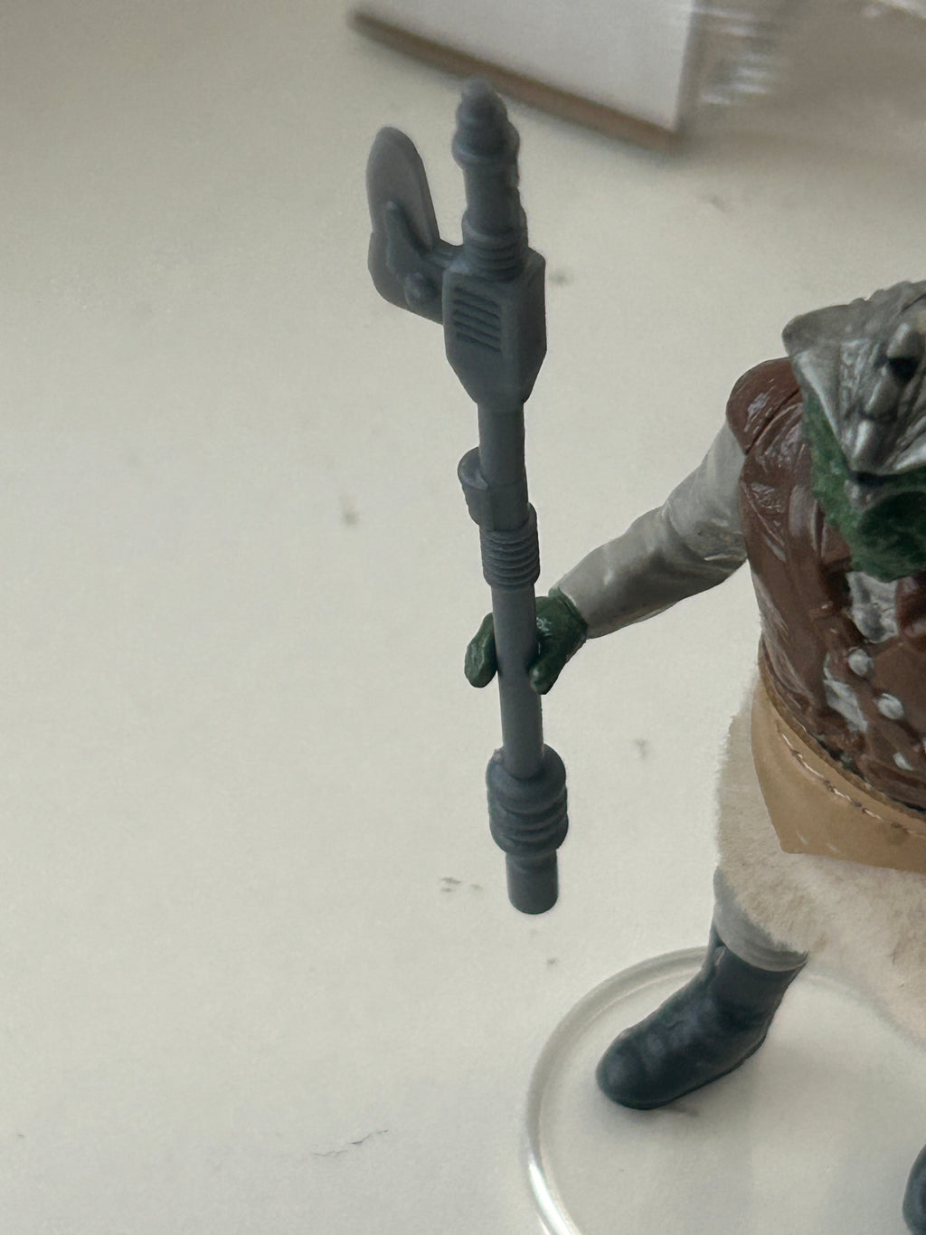 VINTAGE STAR WARS REPRODUCTION REPLICA WEAPON SKIFF GUARD VIBRO AXE BLADE  3D