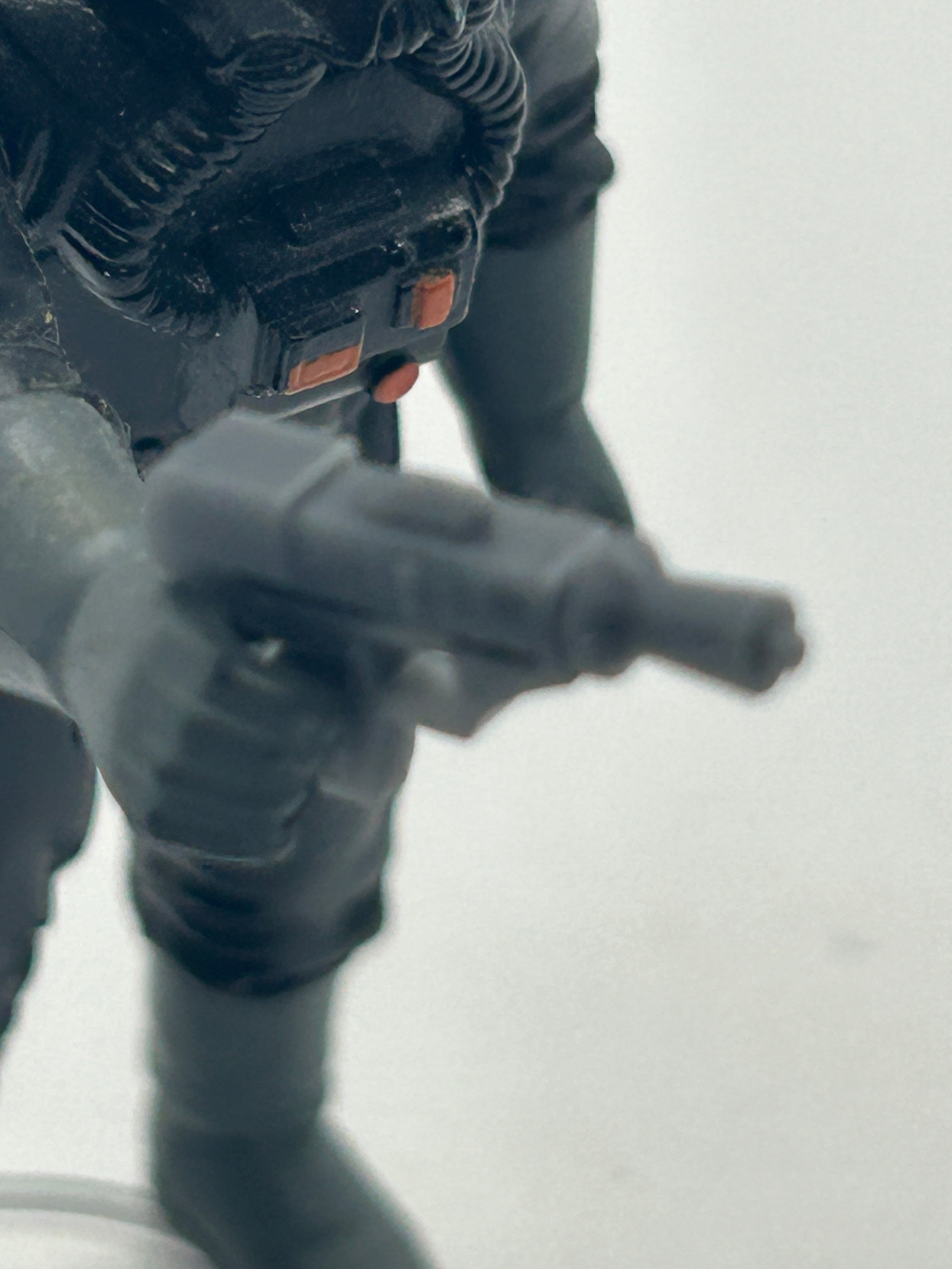 VINTAGE STAR WARS REPRODUCTION/REPLICA WEAPON PILOT BLASTER GREY 3D PRINTED