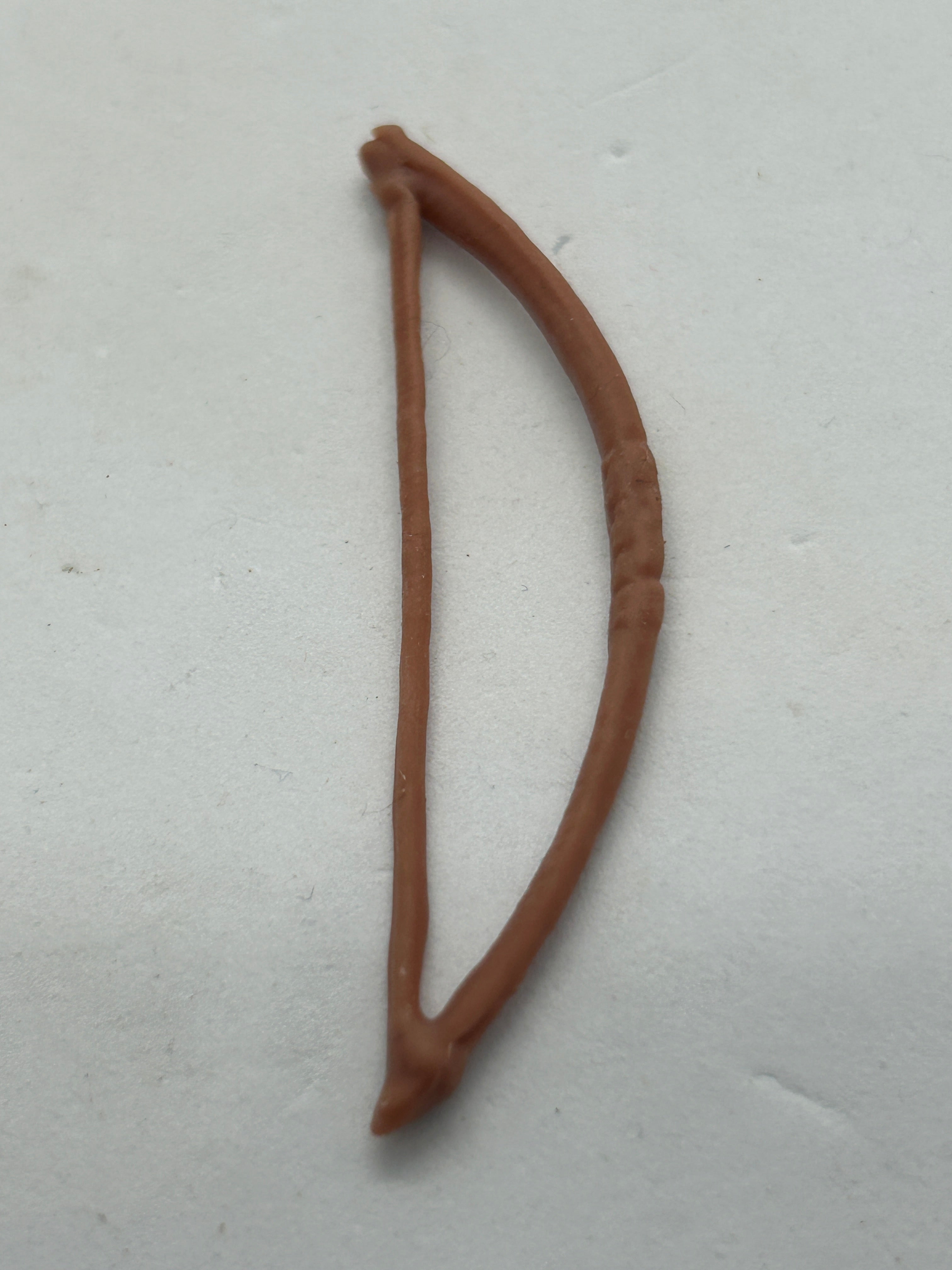 VINTAGE STAR WARS REPRODUCTION/REPLICA WEAPON EWOK BOW BROWN 3D PRINTED