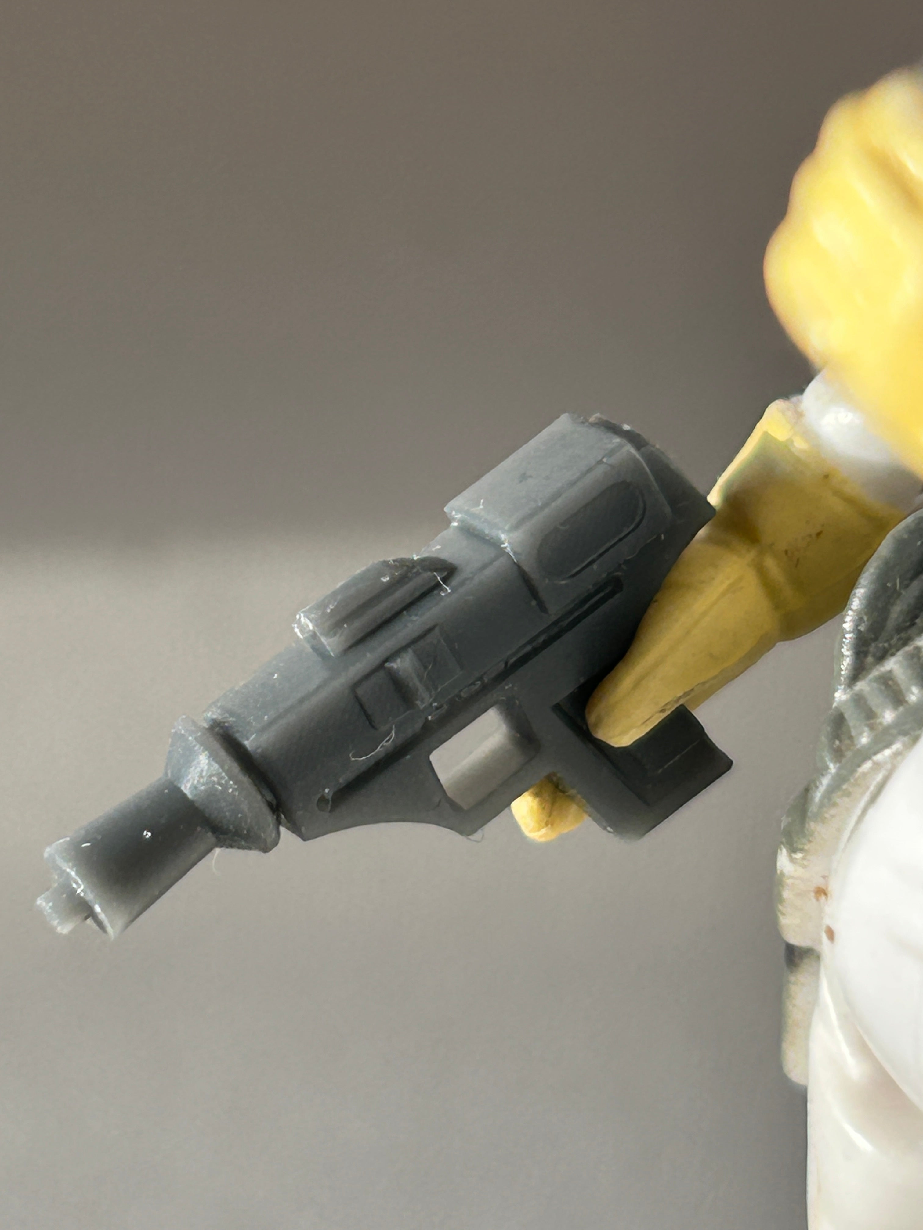 VINTAGE STAR WARS REPRODUCTION/REPLICA WEAPON PILOT BLASTER & COM  DARK GREY 3D