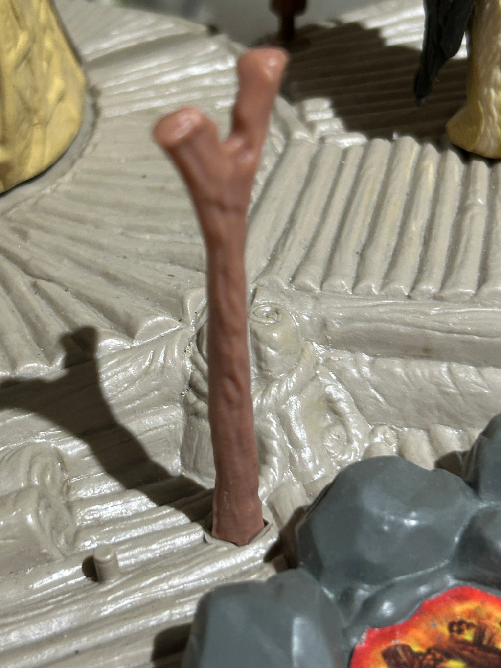 VINTAGE STAR WARS REPRODUCTION/REPLICA  EWOK VILLAGE FIRE PIT SUPPORT X1 3D