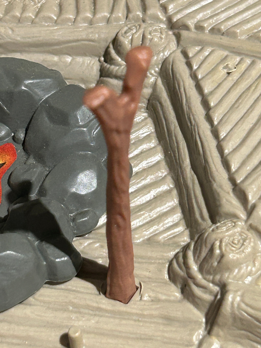 VINTAGE STAR WARS REPRODUCTION/REPLICA  EWOK VILLAGE FIRE PIT SUPPORT X1 3D