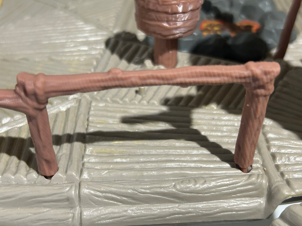 VINTAGE STAR WARS REPRODUCTION/REPLICA  EWOK VILLAGE RAIL 3 PRONG PRINTED