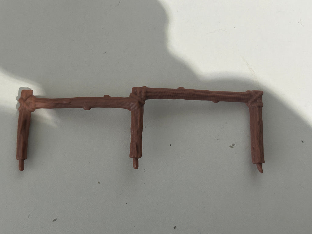 VINTAGE STAR WARS REPRODUCTION/REPLICA  EWOK VILLAGE RAIL 3 PRONG PRINTED