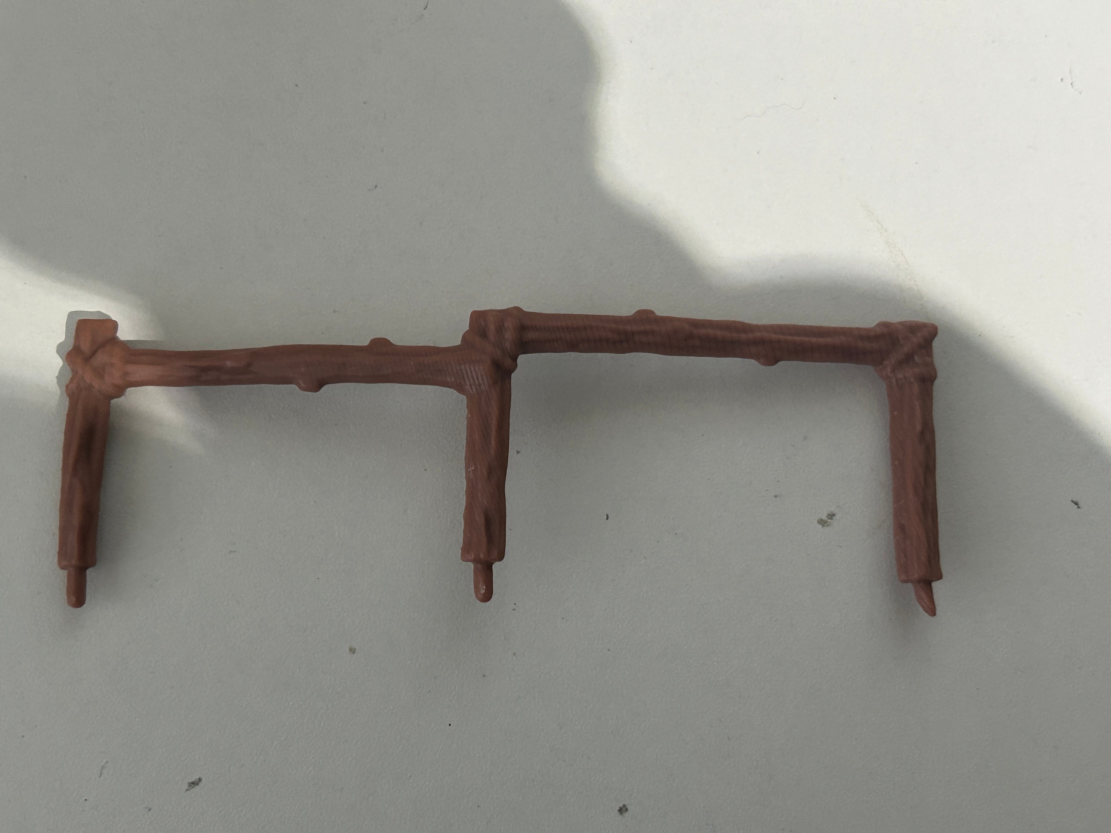 VINTAGE STAR WARS REPRODUCTION/REPLICA  EWOK VILLAGE RAIL 3 PRONG PRINTED