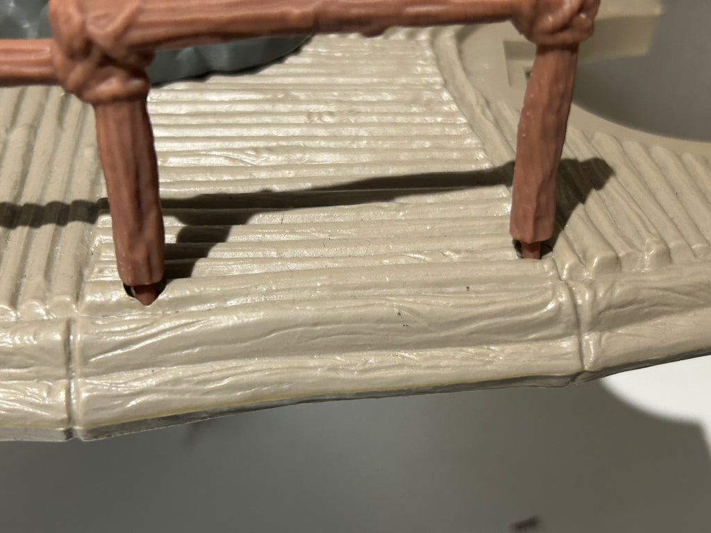 VINTAGE STAR WARS REPRODUCTION/REPLICA  EWOK VILLAGE RAIL 4 PRONG PRINTED