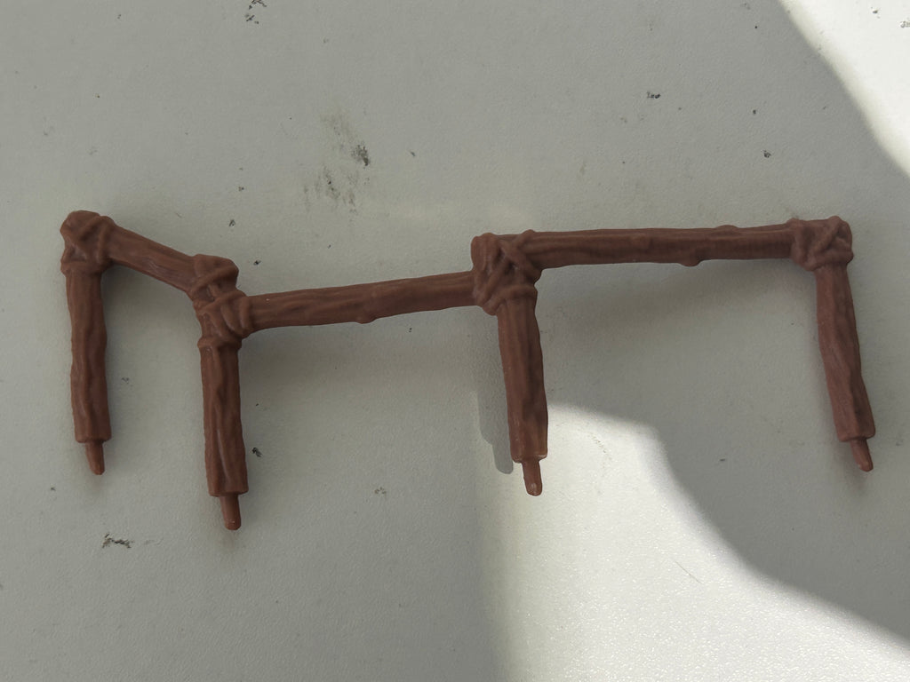 VINTAGE STAR WARS REPRODUCTION/REPLICA  EWOK VILLAGE RAIL 4 PRONG PRINTED