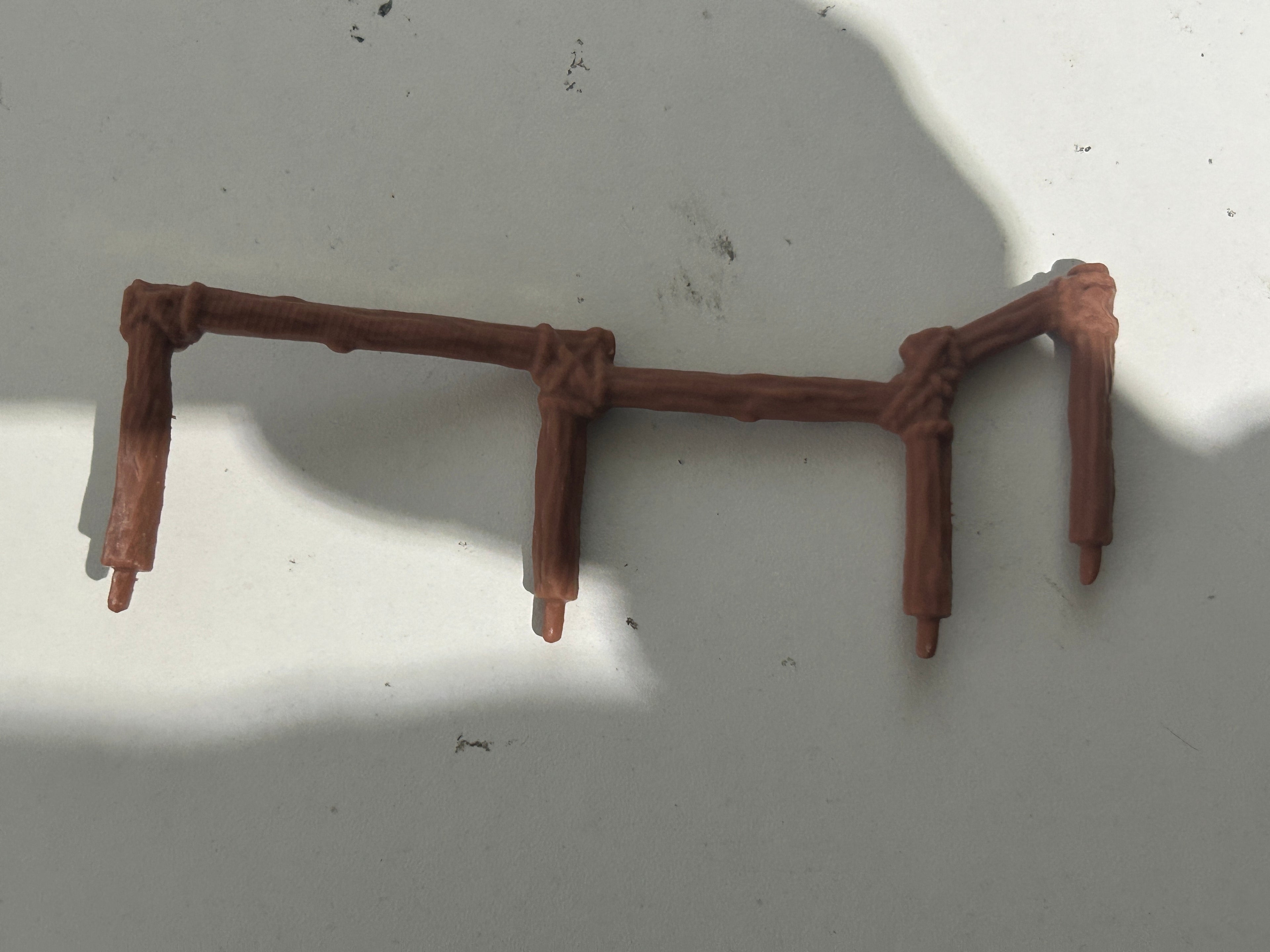 VINTAGE STAR WARS REPRODUCTION/REPLICA  EWOK VILLAGE RAIL 4 PRONG PRINTED