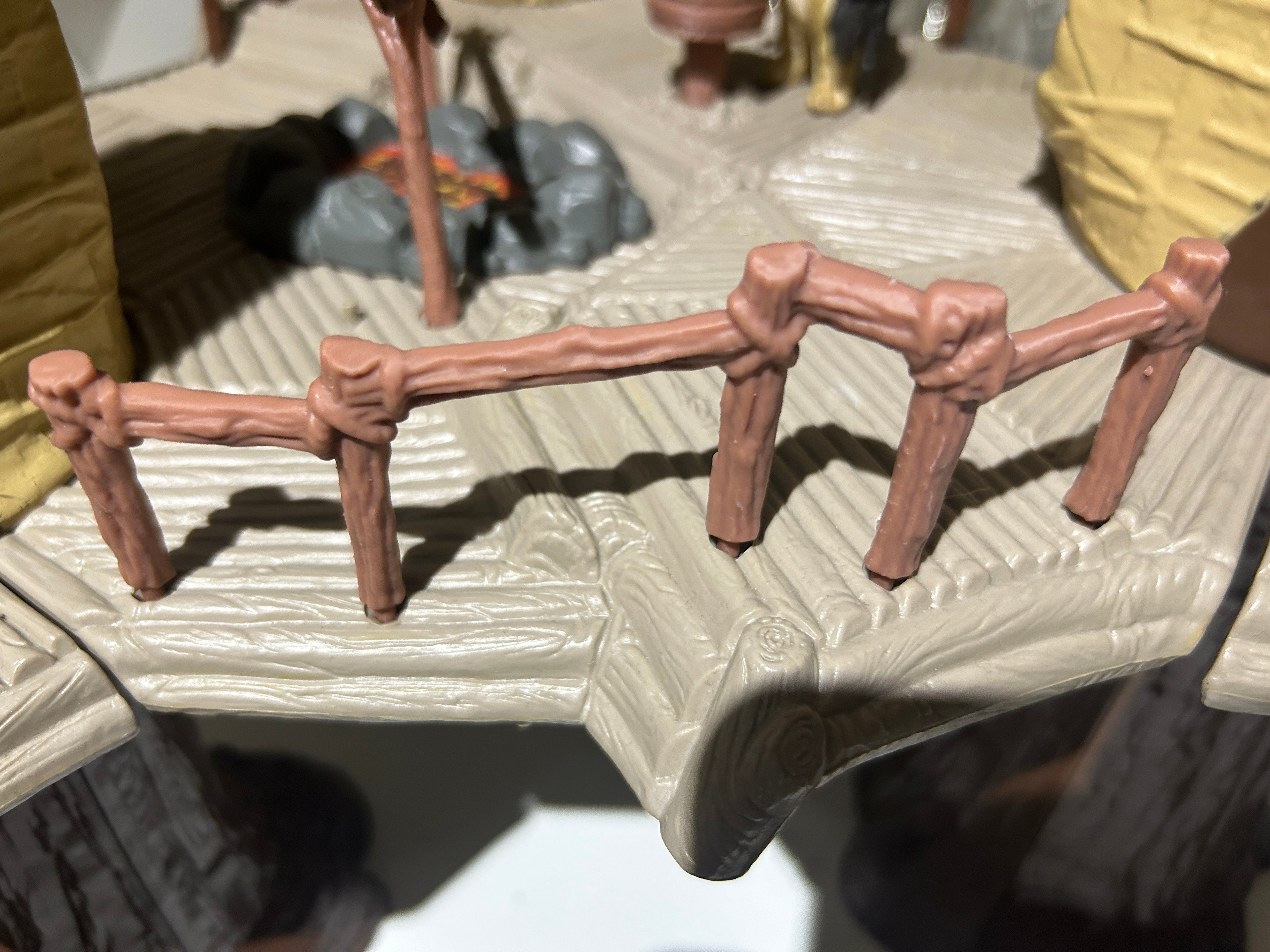 VINTAGE STAR WARS REPRODUCTION/REPLICA  EWOK VILLAGE RAIL 5 PRONG 3D PRINTED