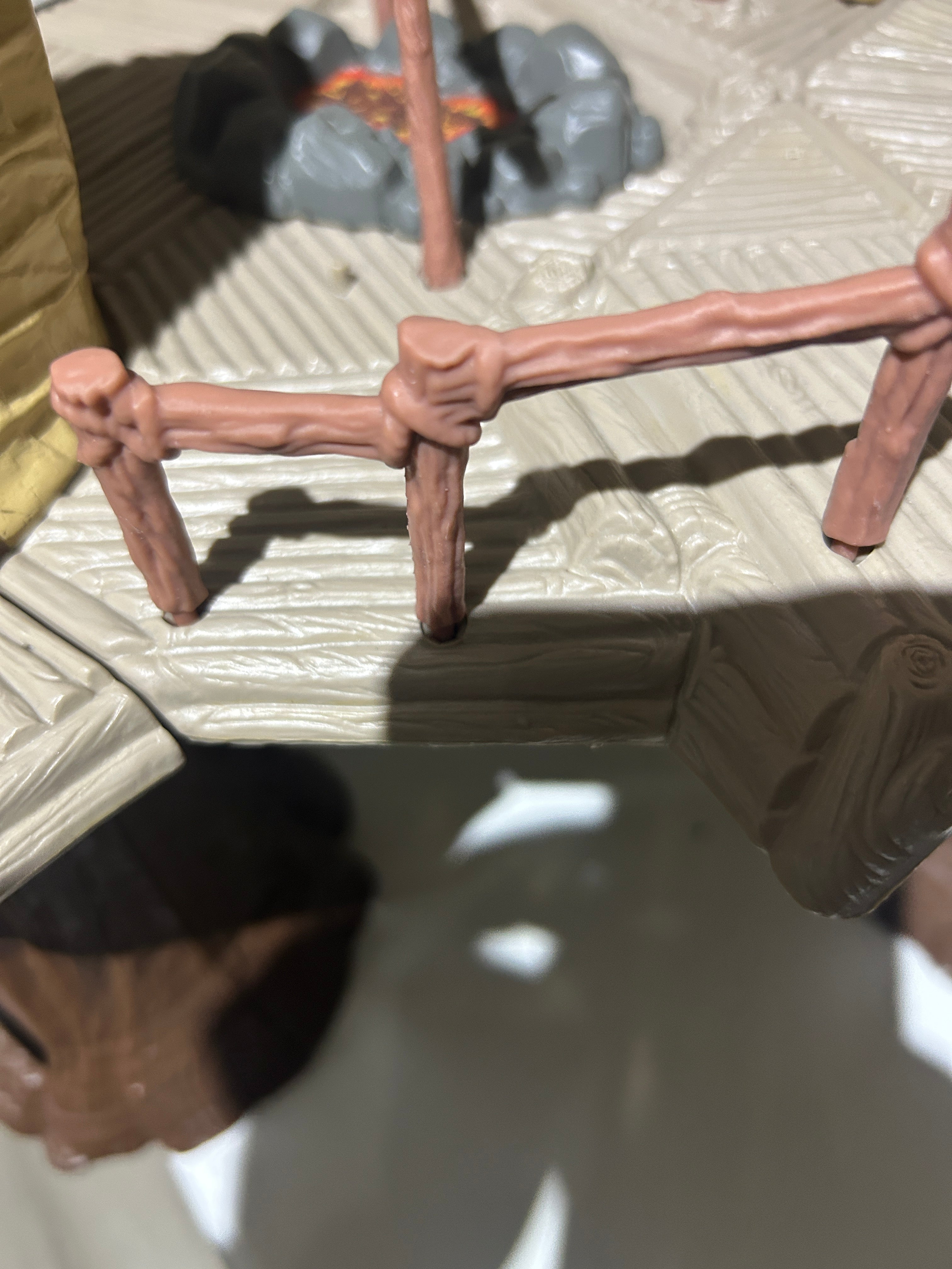 VINTAGE STAR WARS REPRODUCTION/REPLICA  EWOK VILLAGE RAIL 5 PRONG 3D PRINTED