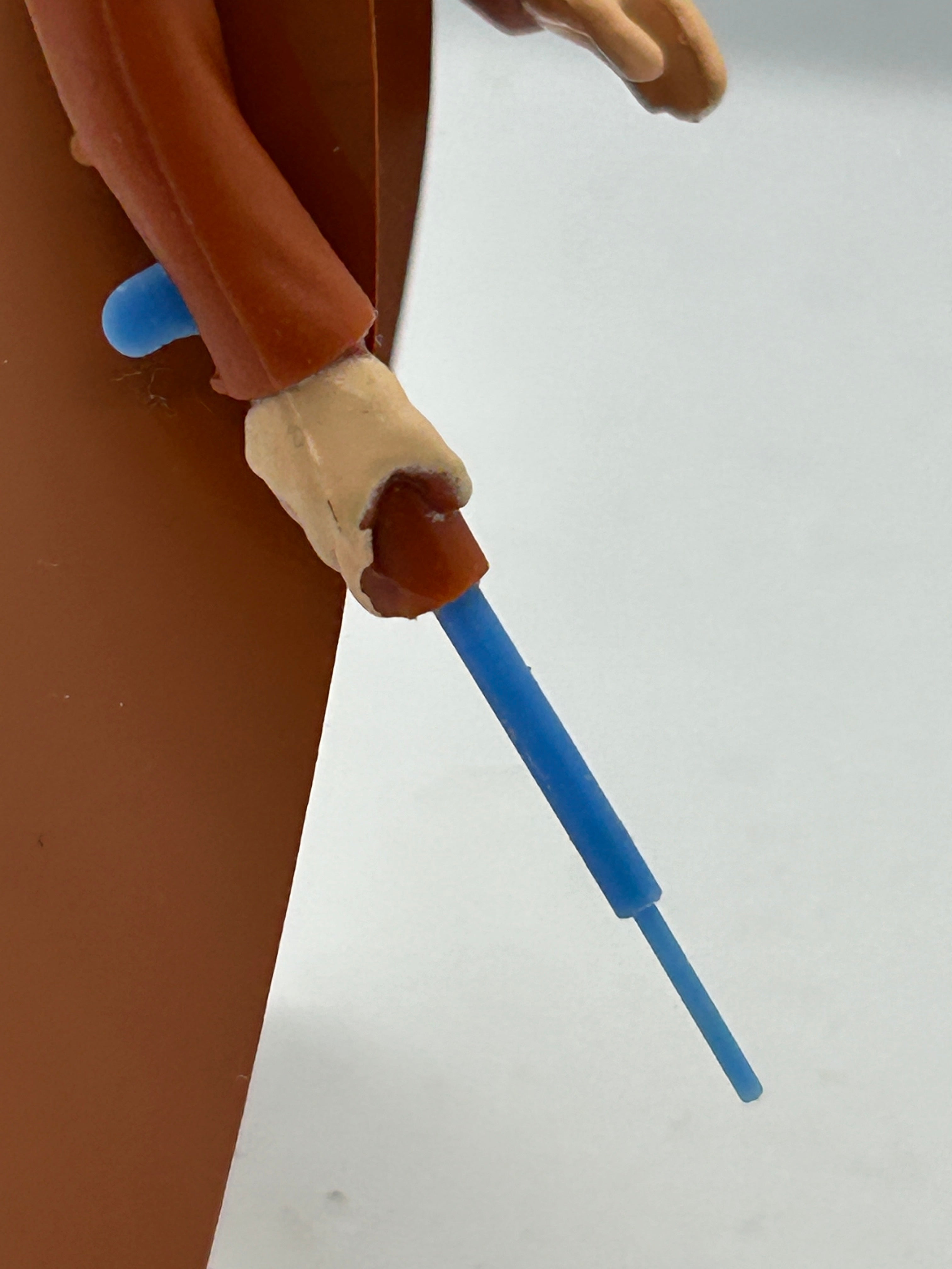 VINTAGE STAR WARS REPRODUCTION/REPLICA WEAPON UNPAINTED LIGHTSABRE BLUE 3D PRINT