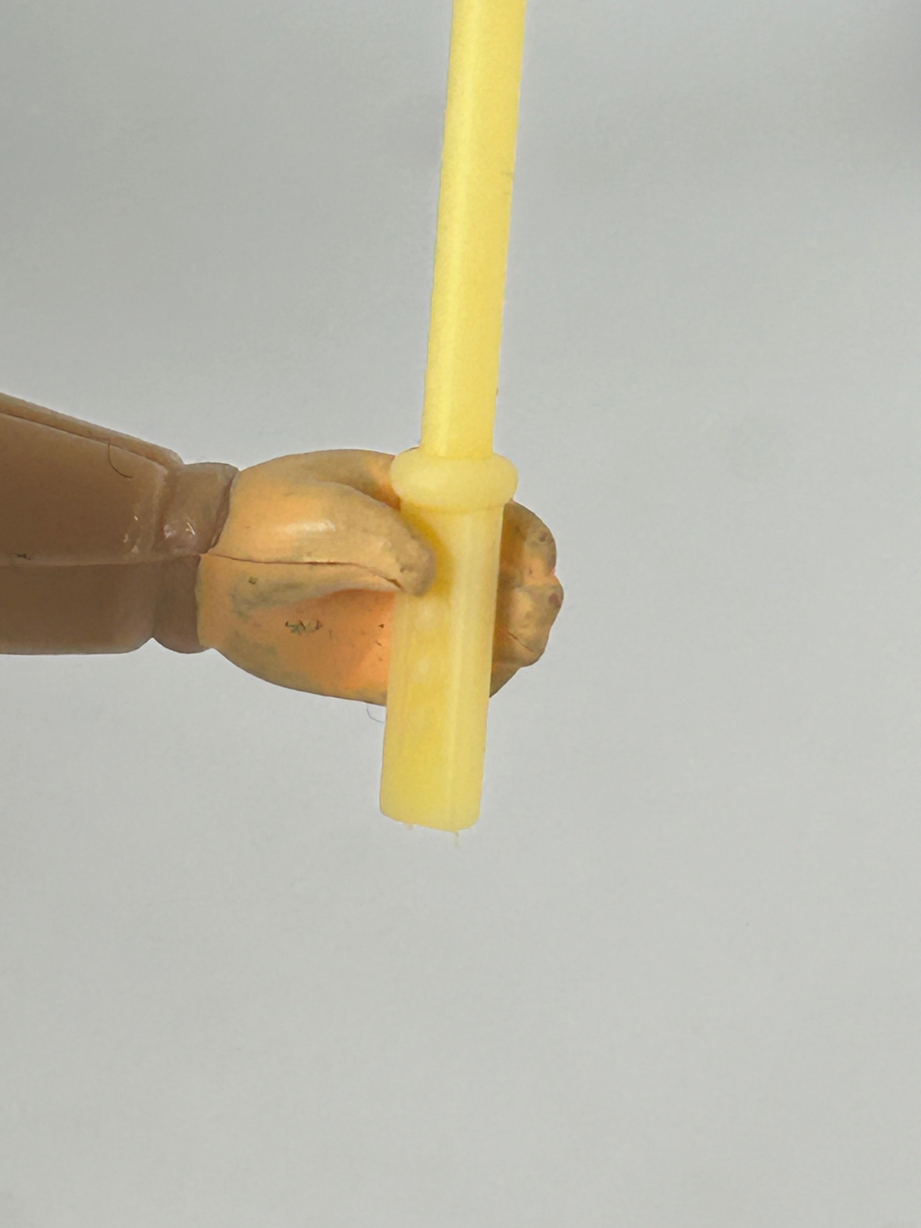 VINTAGE STAR WARS REPRODUCTION/REPLICA WEAPON KNIGHT SABER YELLOW X1 3D PRINTED