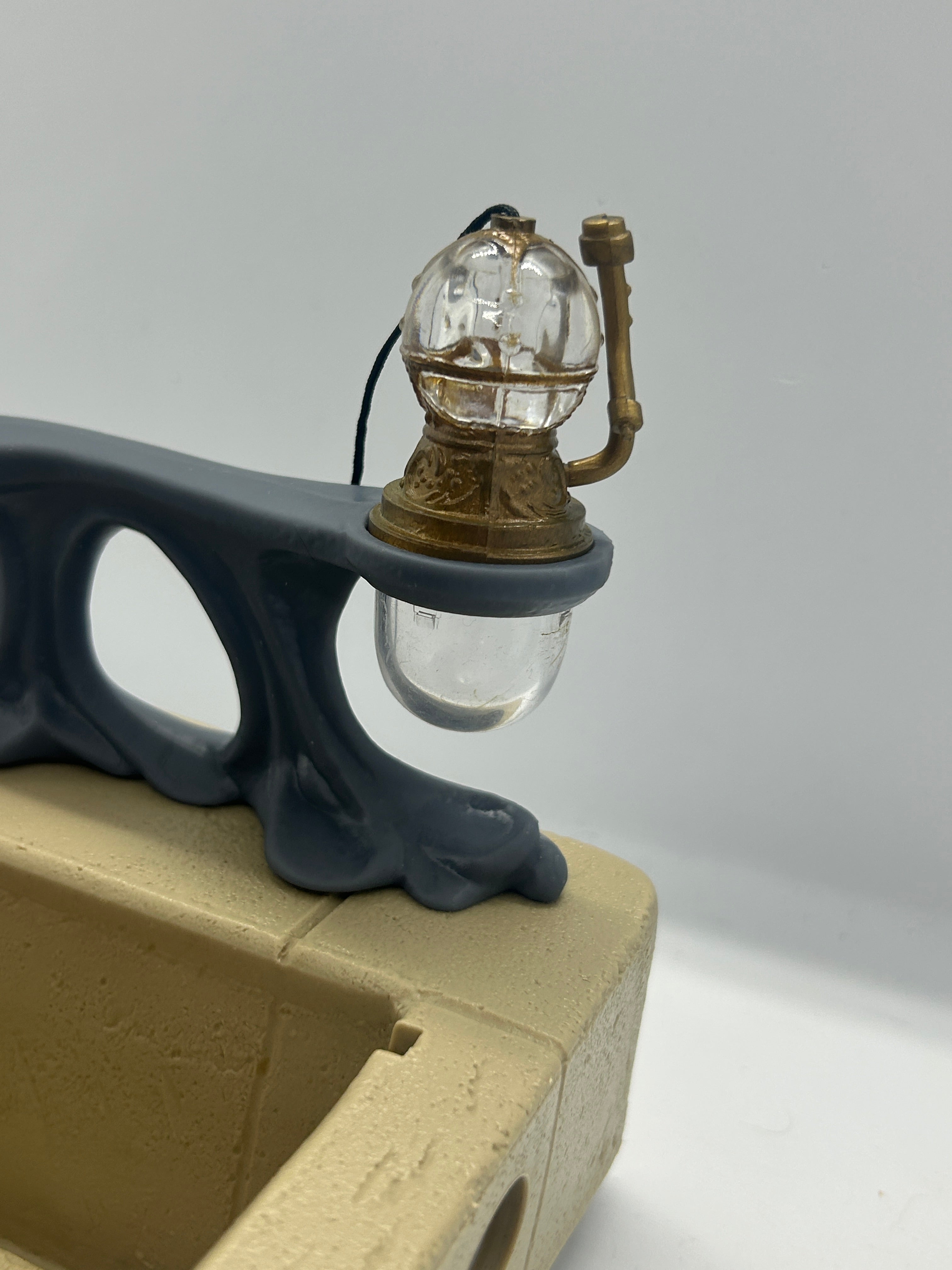 VINTAGE STAR WARS REPRODUCTION JABBA THE HUTT PLAYSET PIPE AND BONG STAND 3D