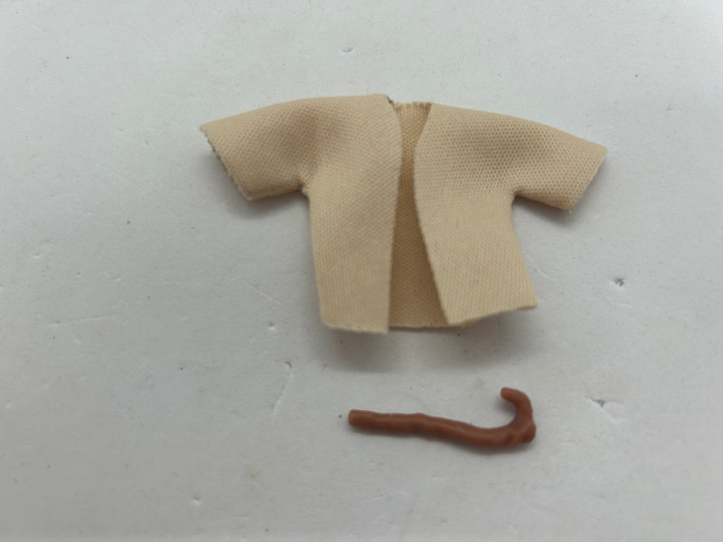 VINTAGE STAR WARS YODA REPRODUCTION REPLICA CAPE & 3D GIMER STICK