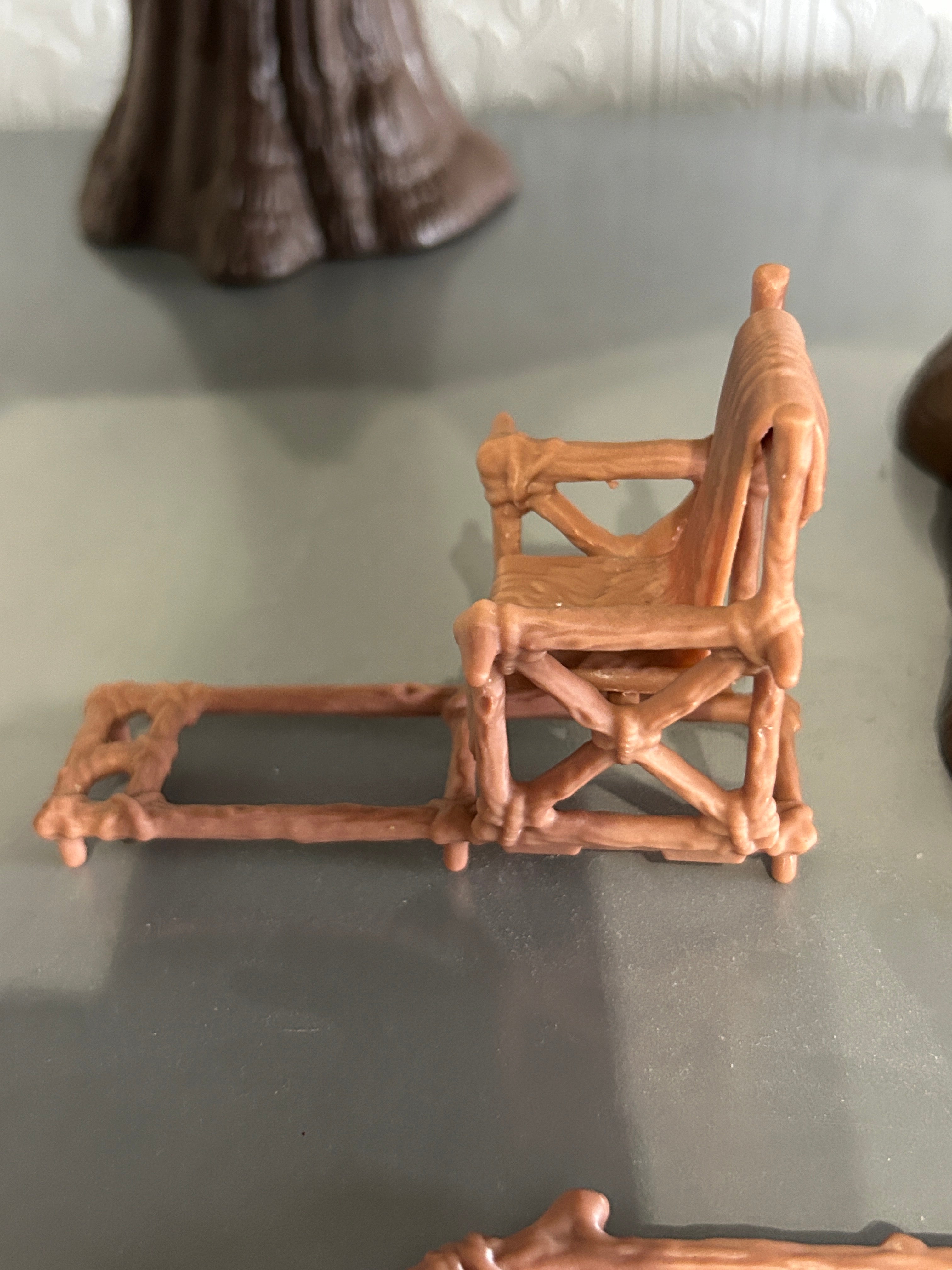VINTAGE STAR WARS REPRODUCTION/REPLICA  EWOK VILLAGE C3PO CHAIR 3D PRINTED